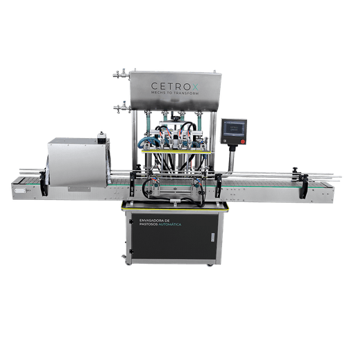 Envasadora de Pastosos Automática 10 - 100ml com 4 Bicos e Esterilização UV CAFM P-100 4N UVT