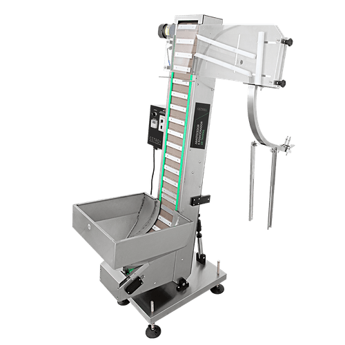 Abastecedor e Posicionador de Tampas Vertical para Rosqueadora