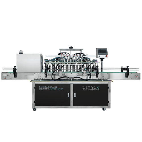 Envasadora de Líquidos Automática 100 - 1000ml com 8 Bicos e Esterilização UV CAFM L-1000 8N UVT