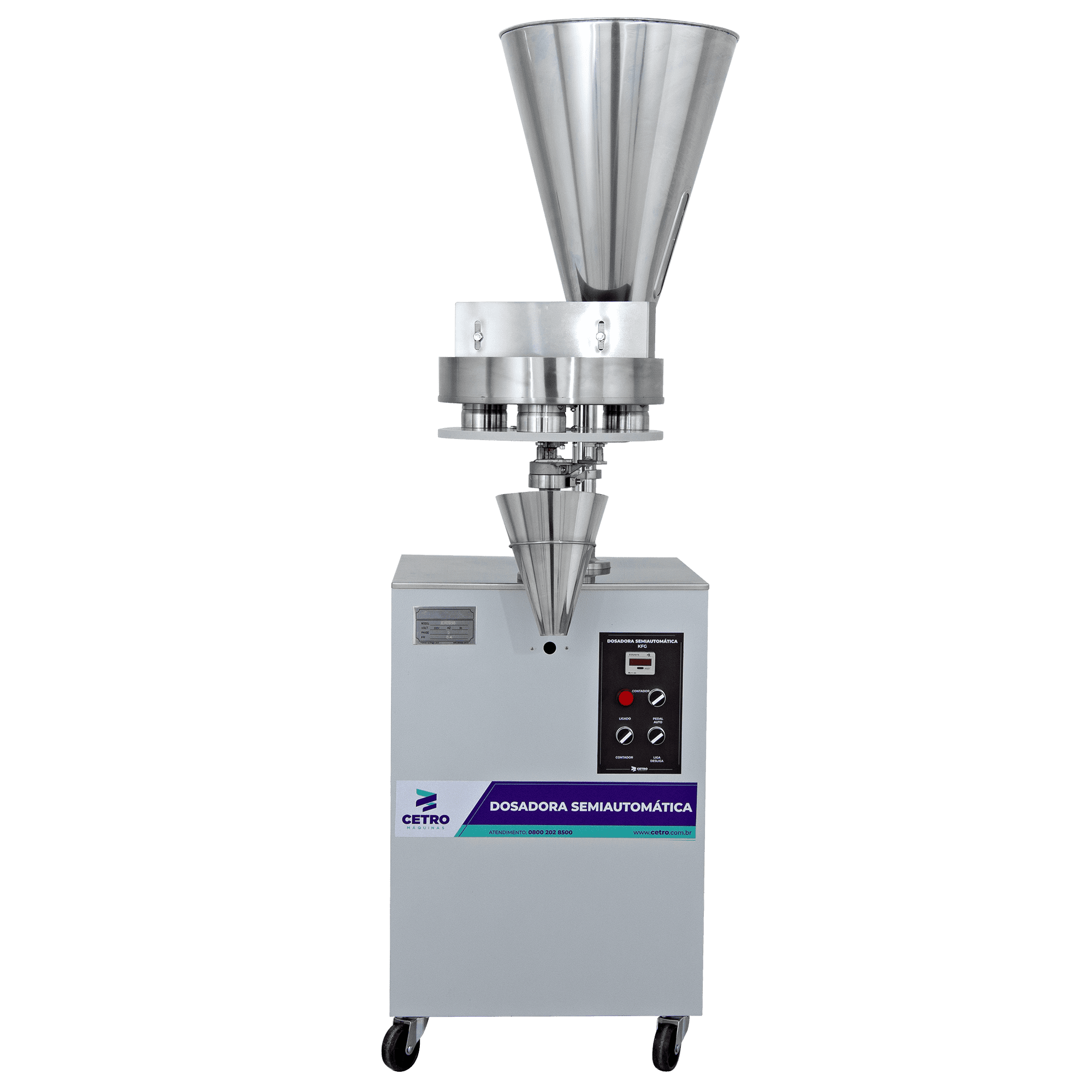 Dosadora Semiautomática para Enchimento de Grãos e Pós CSDM VC3-250 - imagem 1