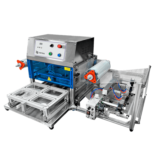 Seladora a Vácuo Semiautomática de Bandejas com ATM e Datador de Bancada CTVS 430 T