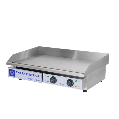 Chapa Elétrica em Inox com 2 Queimadores 73x40 cm CFGM EG-7340 TB - 220V