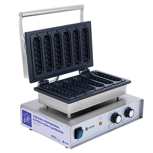 Crepeira Profissional Elétrica com 6 Cavidades CFBM C-6 - 110V