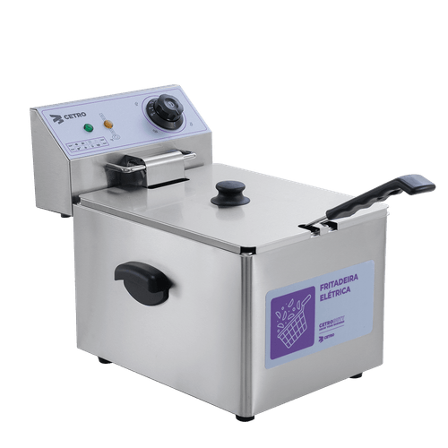 Fritadeira Elétrica com 1 Cuba 8 Litros CFFM EF-8L - 220V