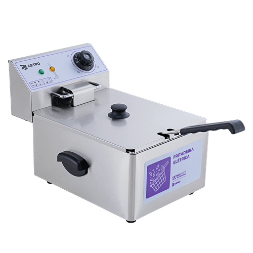 Fritadeira Elétrica com 1 Cuba 6 Litros CFFM EF-6L - 110V