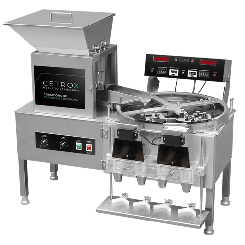 Contadora e Envasadora de Capsulas e Comprimidos Semiautomática CSCM CF-400 T