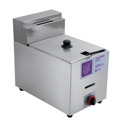 Fritadeira a Gás com 1 Cuba 6 Litros CFFM GF-6L
