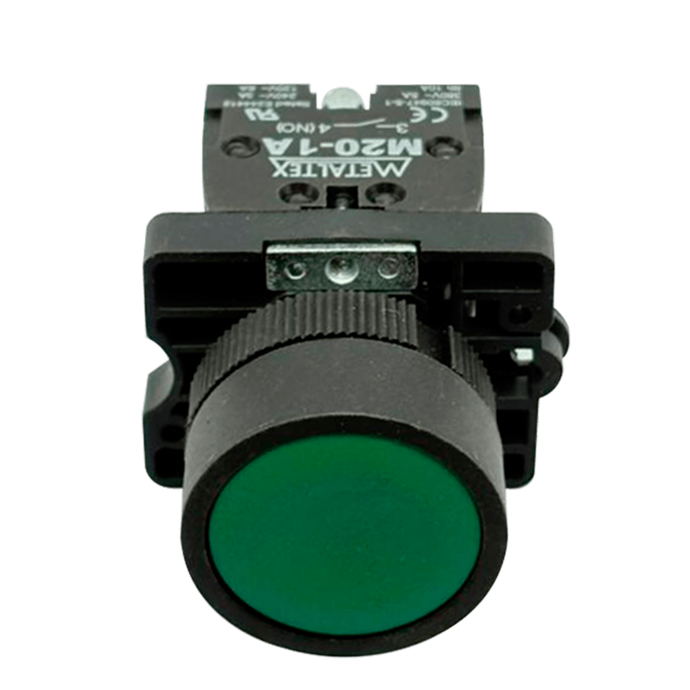 Botão de Impulso 22mm para Bloco Elétrico Mod Painel - imagem 1