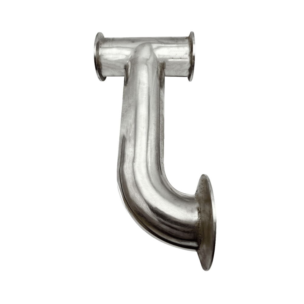Conexão em T com Curva Tc 2 x 3 Inox do Bico de Envase para Envasadora de Líquidos - imagem 1