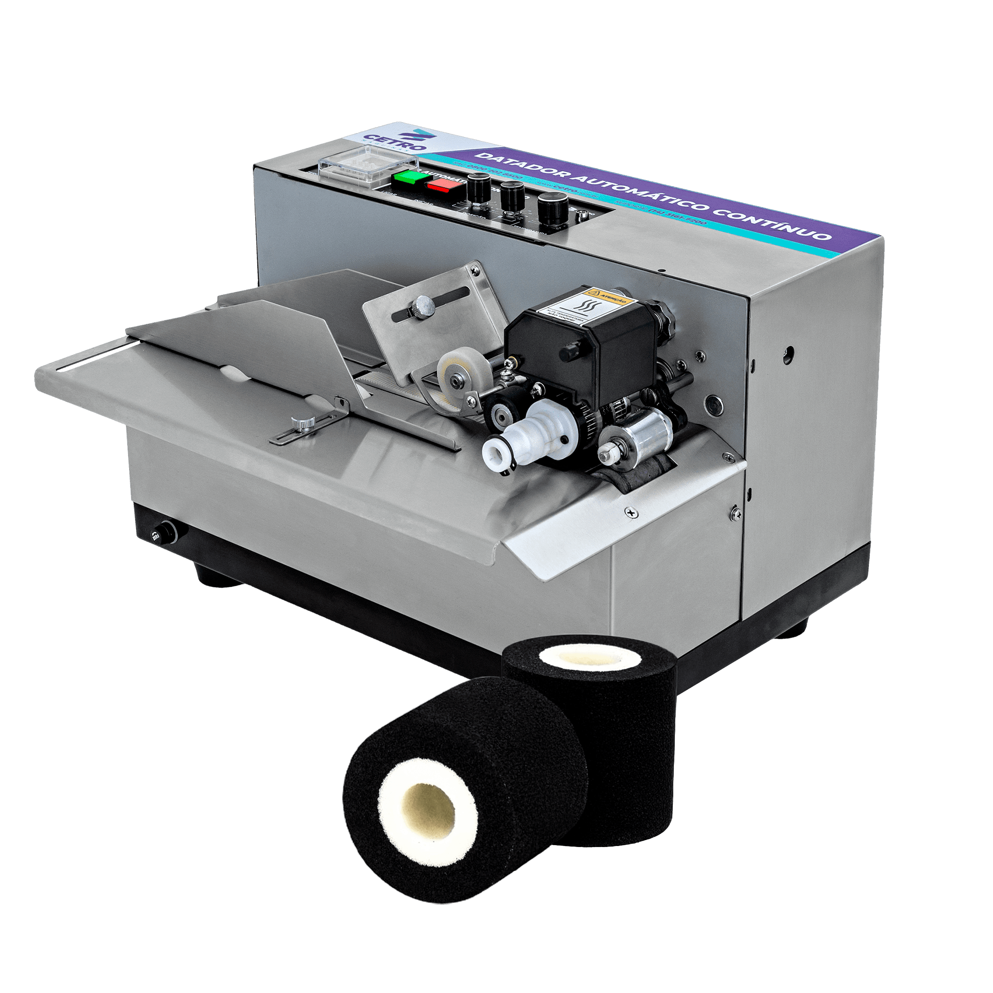 Datador Automático Contínuo (Hot Stamping) + 10 Tintas Sólidas - imagem 1