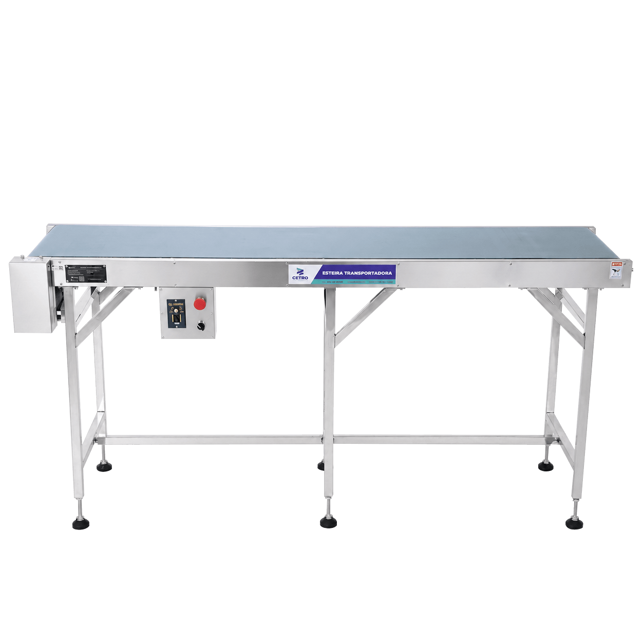 Esteira Transportadora de Lona 450 mm x 2 metros - imagem 1